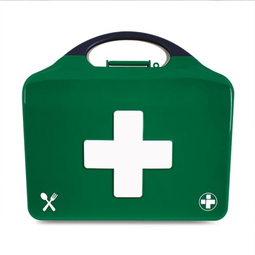 [BRSWI2YOBF5WEDQ3] Reliance Medical 10 Persons First Aid Kit - HSE MasterChef All Blue First Aid Kit for Catering (for Ref 178), Containing Bandages, Plasters, Dressings and Wound Cleaning Wipes, Packaging May Vary