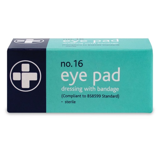 [BRSWIZQODMHAEF32] Reliance Medical First Aid Eye Pad Bandage - Thick, Comfortable, Sterile, Individually Boxed Eye Pad Dressing with Stretch Bandage for Wounds and Injuries, Pack of 10