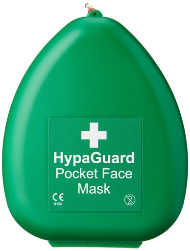 [BRSWIZQNCMHRK3TK] Safety First Aid HypaGuard Pocket CPR Face Mask for Resuscitation