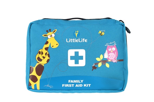 [BRSWGGL3BUCWEDLB] LittleLife Family First Aid Kit, Ideal for Home and Family Holidays to Treat Joint Injuries