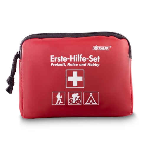 [BRSRGBQTDEFRMCLD] Hama First Aid Kit for Leisure, Travel and Hobby, Approx. 17 x 12 x 4 cm