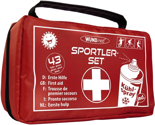 [BRSWGZAHCQJWGHLH] Sports First Aid Kit | Includes Ice Spray | Aid Sports Injuries | Football Athletics, Cycling, Tennis, Martial Arts, Gymnastics