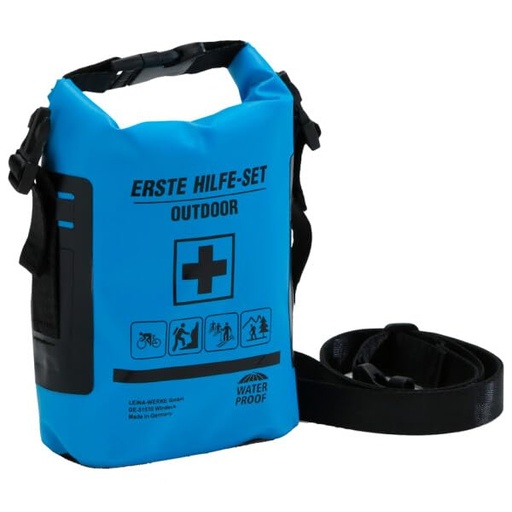 [BRSRGAIZOUNGK3DO] LEINA-WERKE Outdoor First Aid Kit Waterproof with Carry Strap