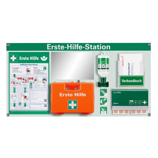 [BRSRAAT6CN4BAF34] Premium First Aid Station, Many Accessories According to ASR A4.3/DIN 13157, 94 x 47.5 cm, Item No. 611100
