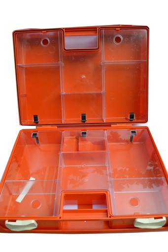 [BRSWIGIFBAHBCAYZ] First Aid Case for Wall Mounting Including Mounting Material and Ventilation Aid (Empty, "Multi" 40 x 30 x 15 cm)
