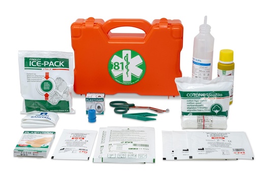 [BRSWIEYLBENWK2D4] GIMA 34184 First Aid Kit, All. 2, Plastic Case