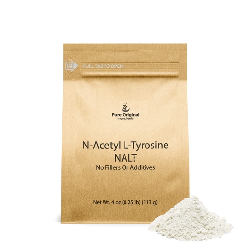 [BRSW2CANOQJQEC36] PURE ORIGINAL INGREDIENTS N-Acetyl L-Tyrosine Powder (4 oz) NALT, Always Pure, No Fillers Or Additives