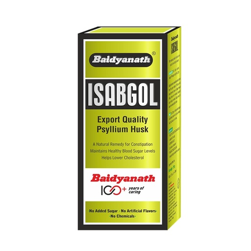 [BRSWKHT7DEGWCYDG] Baidyanath Asli Ayurved Isabgol - Psyllium Husk Powder - 200Grams | Effectively Relieves Constipation | Fibre Supplement For Digestion