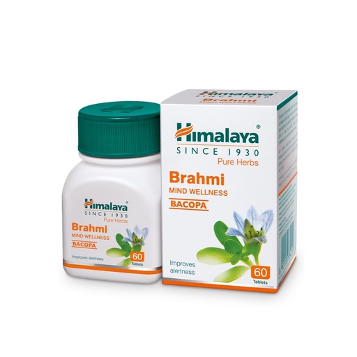 [BRSWIYI6CF5QA3D2] Himalaya Wellness Brahmi, 60 Tablets | Pure Herbs for Mind Wellness | Helps Improves Alertness