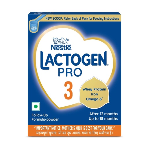 [BRSWIHY7CUGAADLI] Nestlé LACTOGEN PRO 3, Follow-Up Formula, 12-18 Months, 400g
