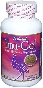 [BRSWIYITOACAKELU] Ultra Emu-Gel Emu Oil Dietary Supplement Soft Gel Capsules 90/750mg