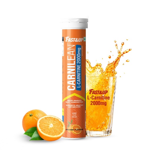[BRSW2AATARYGM3LJ] FAST&UP L-Carnitine 2000mg|Supports Weight Loss & Fat Burn|Orange|Pack of 1