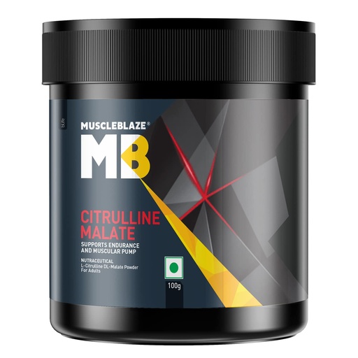 [BRSWKHD6OZ5WEEDH] MuscleBlaze Citrulline Malate Powder, Unflavoured,100g
