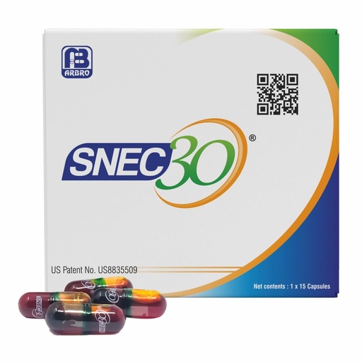 [BRSWYBACAUARUFI2] SNEC30 Ayurvedic Curcumin Capsules,900mg (15 Capsules) | No Piperine | Nano Curcuminoids | High Absorption | Antioxidant & Anti-inflammatory