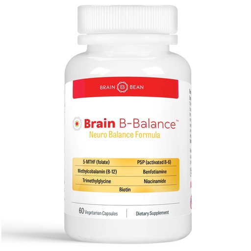 [BRSWYED6O4PGEFY6] Brain B Balance: Methylated Multivitamin - Methylated B Complex Neurobalance Formula - Methylfolate Supports Mood.Mind.Memory - 60 Vegan Capsules