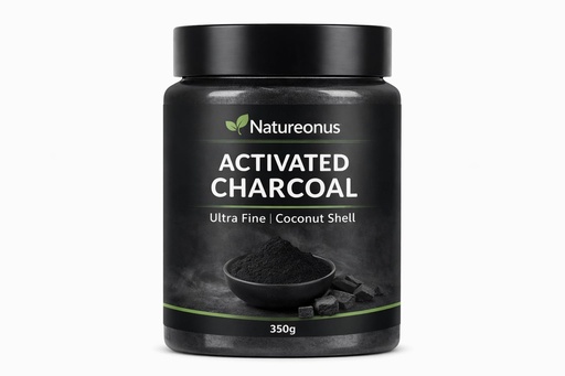 [BRSRABIDCUBAOC3L] Activated Charcoal Powder 350g | AAA+ Grade Coconut Shells Powder | Teeth Whitening, Detox & Cleansing Powder for Face, Skin, and DIY Use, Food-Grade
