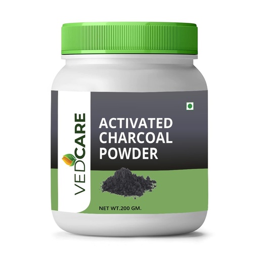 [BRSRO2T7OYIQG2YV] Pure & Natural Activated Charcoal Powder Ideal for Skin Removes Dead, Impurities, Detoxifies Skin, 200gm
