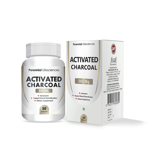 [BRSWGYYNC4CR6G3F] Activated Charcoal 500mg (90 Tablets)