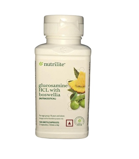 [BRSWIG3ZCQDBCAIZ] Amway Nutrilite Glucosamine Hcl With Boswellia -Pack of 120N Capsules
