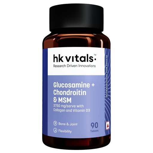 [BRSW2YYHA4FRGD3G] hk vitals Glucosamine + Chondroitin & MSM, 90 Tablets