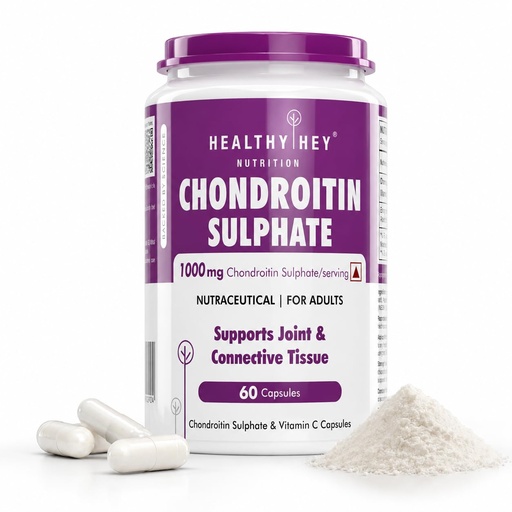 [BRSWYHT4O4BRSELV] HealthyHey Nutrition Chondroitin Sulphate Support for Joints, 60 Capsules