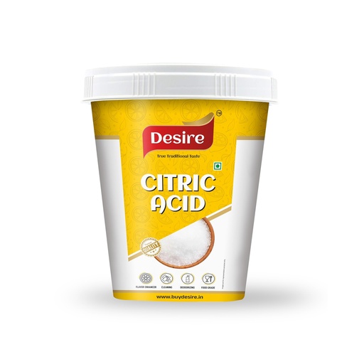 [BRSROH35OIFG22D7] Desire Pure Citric Acid Crystals 900g | 100% Food Grade Nimbu Sat | Natural Preservative & Flavor Enhancer | For Cleaning, Cooking, Pickling & Household Use