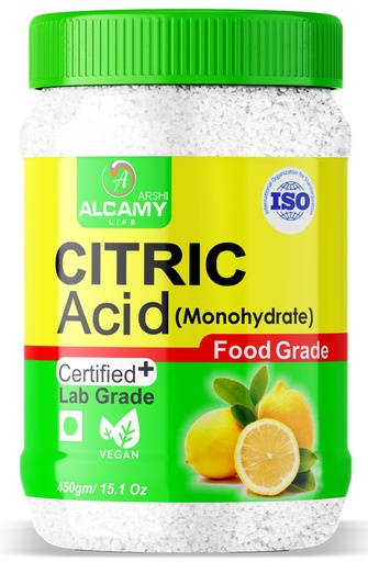 [BRSRMYYRBVYGO3L6] AAAL 100% Pure Citric Acid Crystals 500 Grams | Nimbu Sat (Food Grade) | Multiple Purpose Uses For Home and Kitchen | 500 Grams