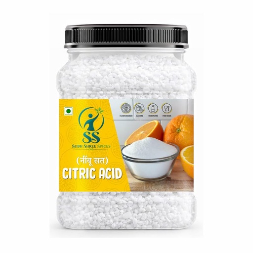 [BRSRGCTYDEGWOGQ7] S S SUBH Pure Citric Acid Crystals 100g | Nimbu Sat (Food Grade) | Multi-Purpose Use for Cooking, Cleaning & DIY Skincare | Natural Lemon Substitute