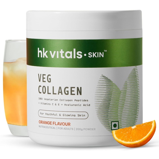 [BRSRAZIKCN7GC335] hk vitals Veg Collagen Supplement Powder, Orange, 200g