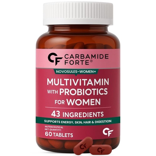 [BRSWYYYBOUMAKELU] Carbamide Forte Multivitamin Tablets for Women with 43 Ingredients -60 Veg Tablets