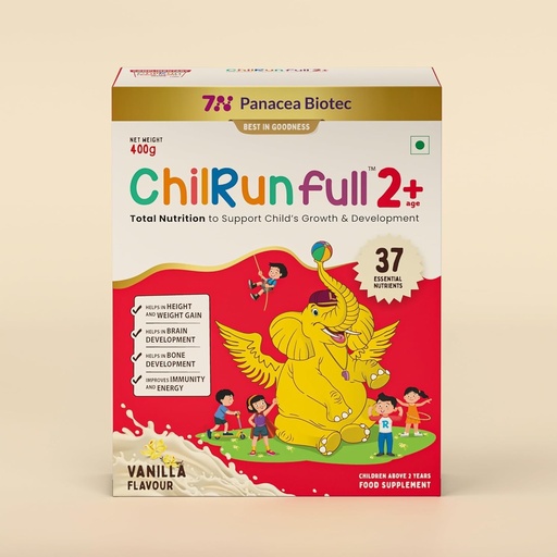 [BRSREBQ7DIHGOFIY] ChilRun full (Vanilla 400-grams Carton), Scientifically Tested Total Nutrition for Children 2 Years & Above, 37 Essential Nutrients for Healthy, Energetic, and Strong