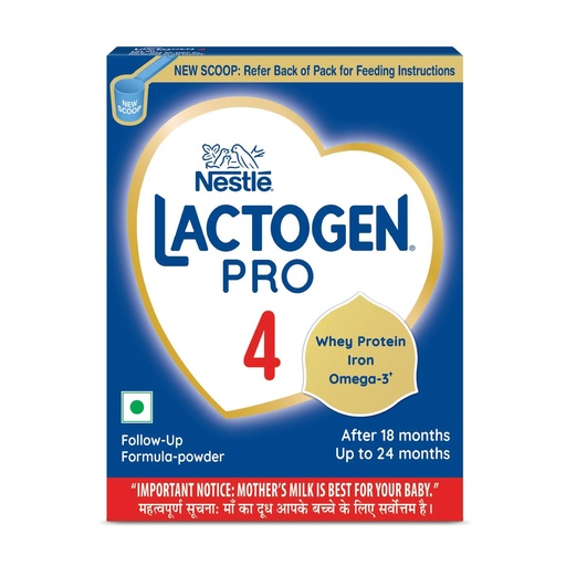 [BRSWIG35CAJQKHDY] Nestlé LACTOGEN PRO 4, Follow-Up Formula, 18-24 Months, 400g