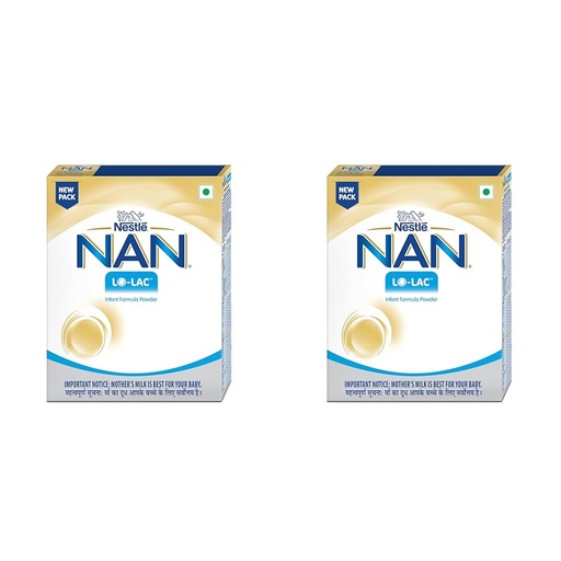 [BRSRAYIBBUFRUHTO] Nestlé NAN LO-LAC 800g | Bag-In-Box Pack of 2, Powder, Infant