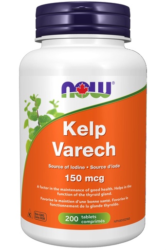 [BRSWI2QRPMBQIEDC] Now Foods Kelp 150Mcg Iodine 200Tab