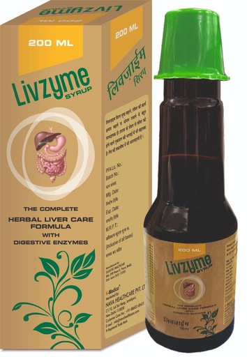 [BRSRYYI7CFYQ23DL] Livzyme Syrup 200 ml Herbal Liver Care for Women and Men