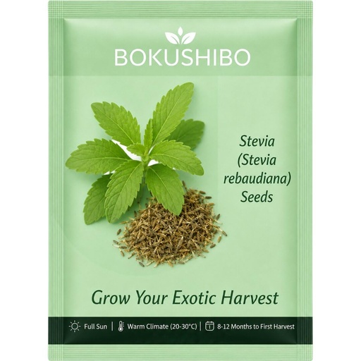 [BRSRYZAZCN5RMEI7] Stevia Seeds (Stevia rebaudiana) for Home Garden (500 mg) | Meethi Tulsi Sweetleaf Herb Seeds
