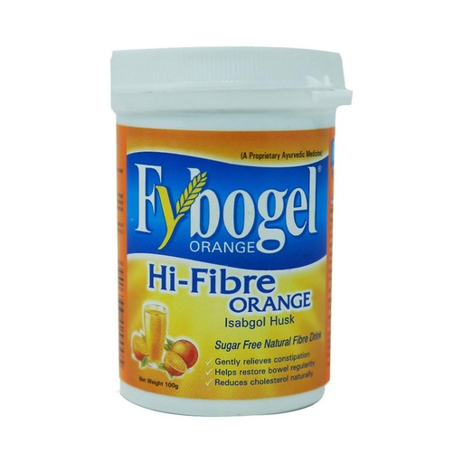 [BRSWYEAKC57AI3TO] Fybogel - Bottle of 100g Hi-Fibre Orange Isabgol Husk