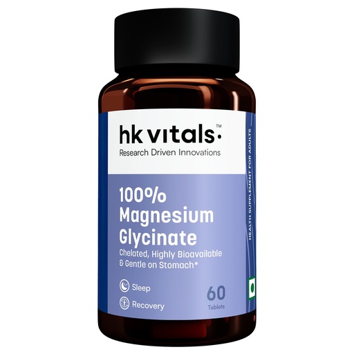 [BRSRYYYBAEGWECQ7] hk vitals 100% Magnesium Glycinate 1880mg, 60 Tablets