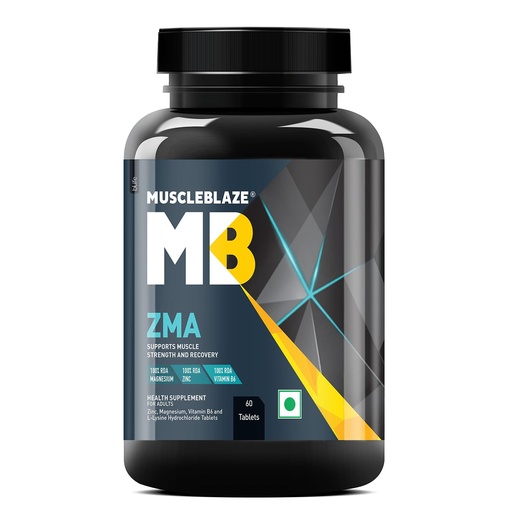 [BRSWYAT2BMNRAETP] MuscleBlaze ZMA, 60 Tablets