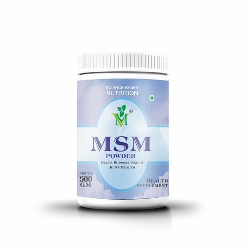 [BRSRAZAOAECRSEL3] 500g Herbal MSM Powder For Hair Growth, Healthy Skin & Joint Support