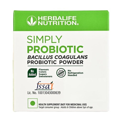 [BRSWGAYZA4BGGCA2] Herbalife HN Simply Probiotic Pack of 30 grams,Powder,1 count