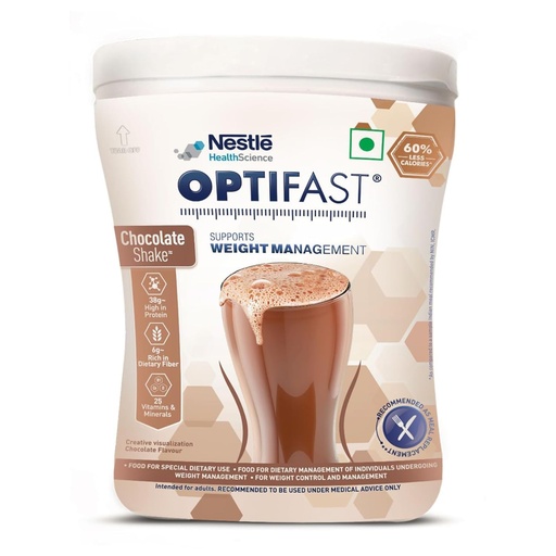 [BRSWYYARCAHGC333] Nestlé Optifast Scientifically Designed Weight Loss Diet, 400g Pet Jar Pack (Chocolate Flavour)