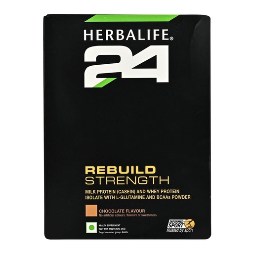[BRSWGBL6B4BQOHY3] Herbalife Nutrition 24 Rebuild Strength Chocolate Powder,Pack of 500 gm
