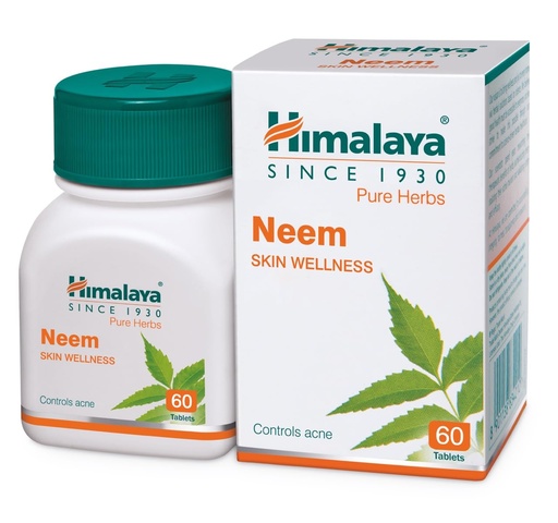 [BRSWIYQHOB5AODLC] Himalaya Wellness Neem, 60 Tablet | Pure Herbs for Skin Wellness