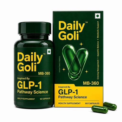 [BRSRGAL3C4CWKEQV] MB-360 GLP-1 Weight Loss Supplement | Natural Metabolism Booster | Plant-Based Appetite & Craving Control | glp 1 For Fat Loss Support | Men & Women | 60 Veg Capsules
