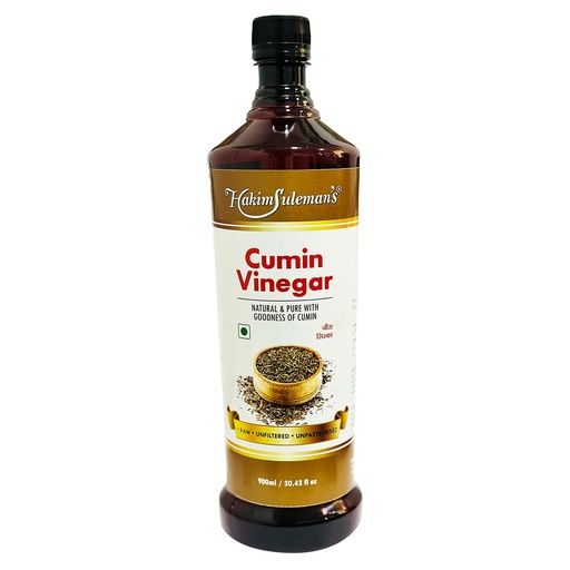 [BRSW2FD4DIOROYLG] Hakim Suleman's Cumin Vinegar – Premium Flavored Vinegar with Aromatic Cumin, Perfect for Salad Dressings, Marinades, and Cooking - 900 ml