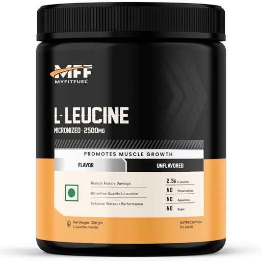 [BRSWYFABAAMRM3Y7] MyFitFuel L-Leucine (0.44 lbs) 200 gm (Unflavored)