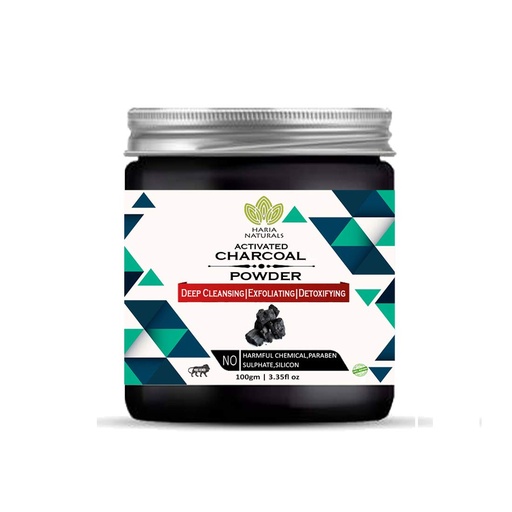 [BRSWYGL5AANQMDLU] 100% Pura And Naturals Activated Charcoal Powder 100 gms (Pack of 1) 100gms