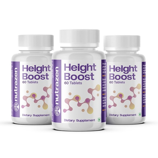 [BRSREFAHOIMR633K] Height Boost - Pack of 3 | Height Growth for Kids, Teens
