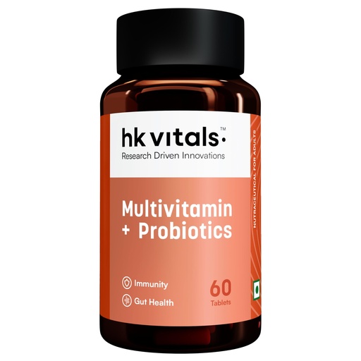 [BRSWYCQPOANBOADH] hk vitals Multivitamin with Probiotics, 60 Tablets
